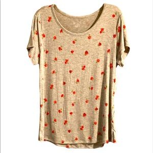 Juniors NEW BOUNDARIES scoop neck tee